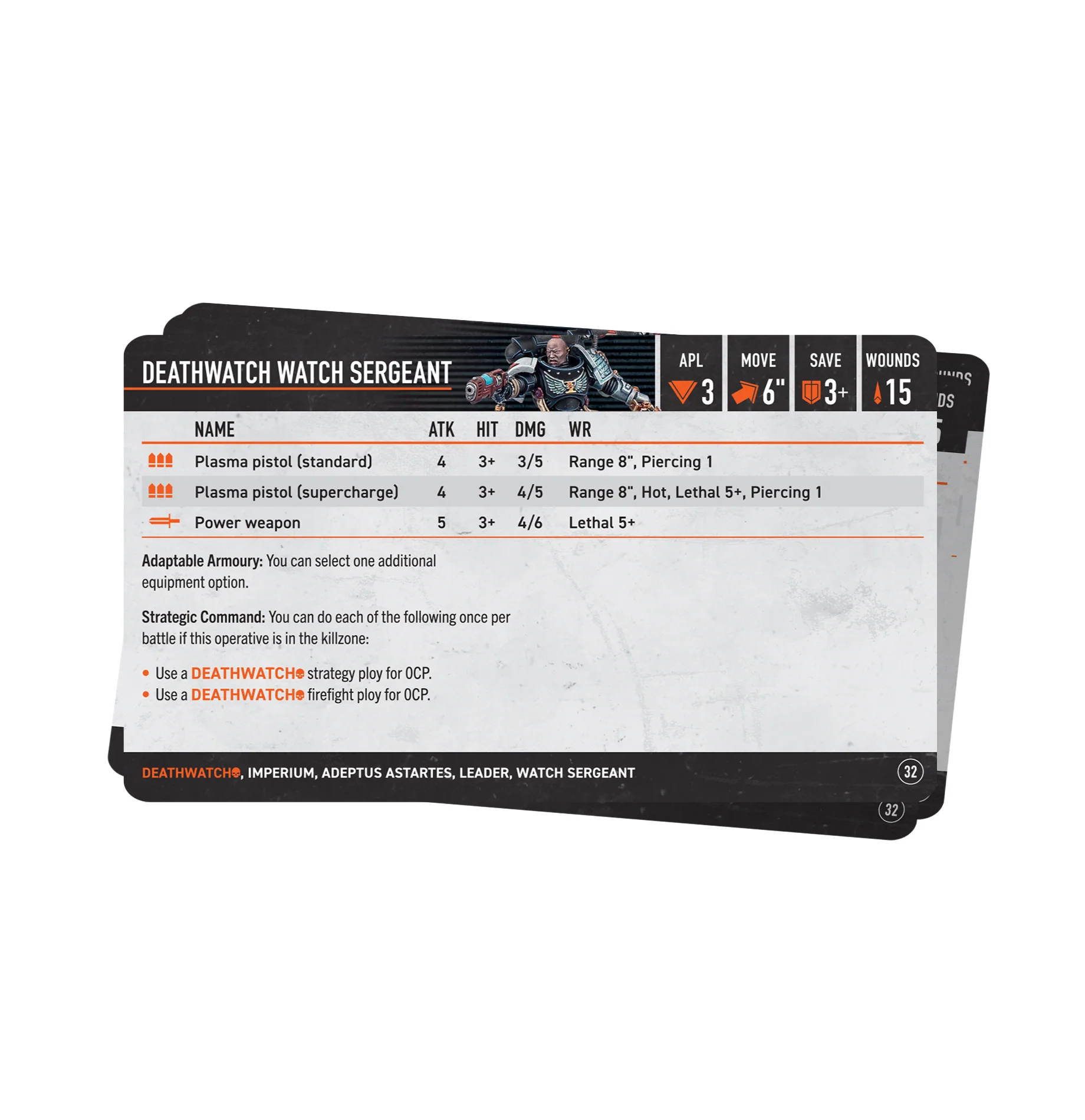 Kill Team Datacards: Deathwatch (103-32) - Image 3