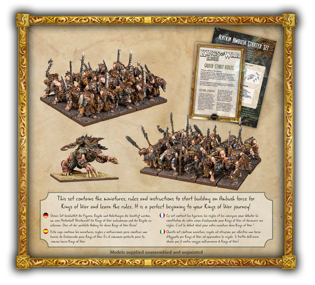 Kings of War Ratkin Ambush Starter Set (MGKWRK103) - Image 4