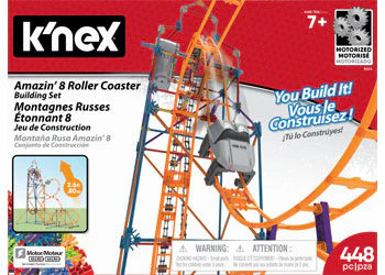 knex - Amazin 8 Roller Coaster 448 Pieces - Image 2