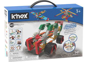 knex - Beginner Builds 141 pieces 40 builds