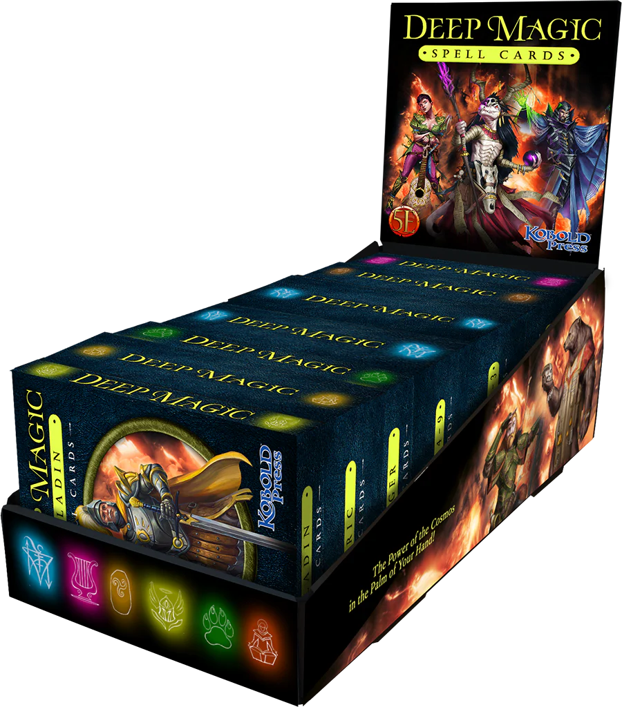 Kobold Press Deep Magic: Spell Cards - Display Box - Image 2