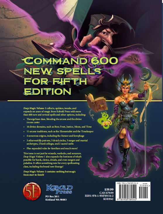 Kobold Press Deep Magic: Volume 1 and 2 Limited Edition Sourcebook - Image 5