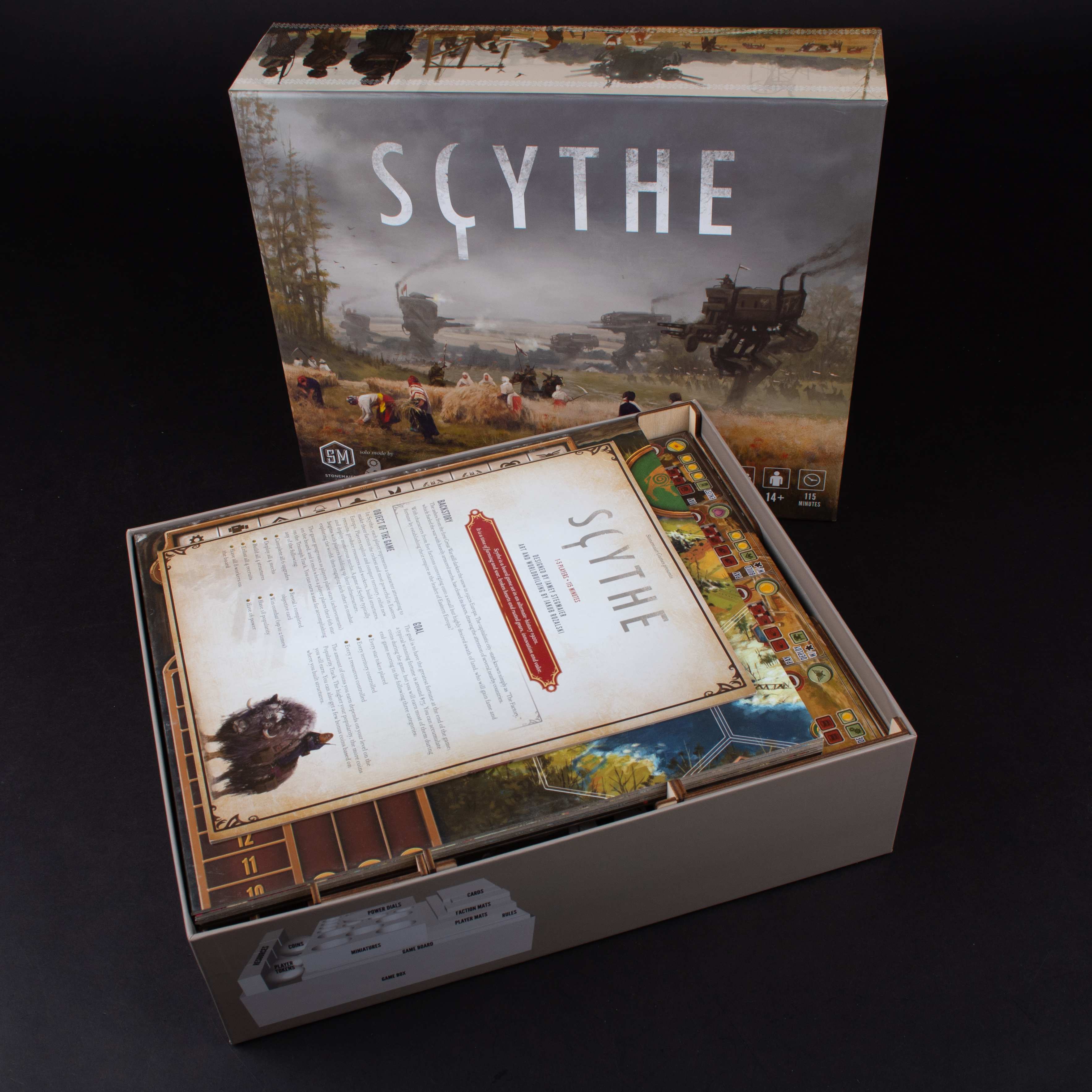 Laserox - Inserts for Scythe Invaders from Afar Expansion