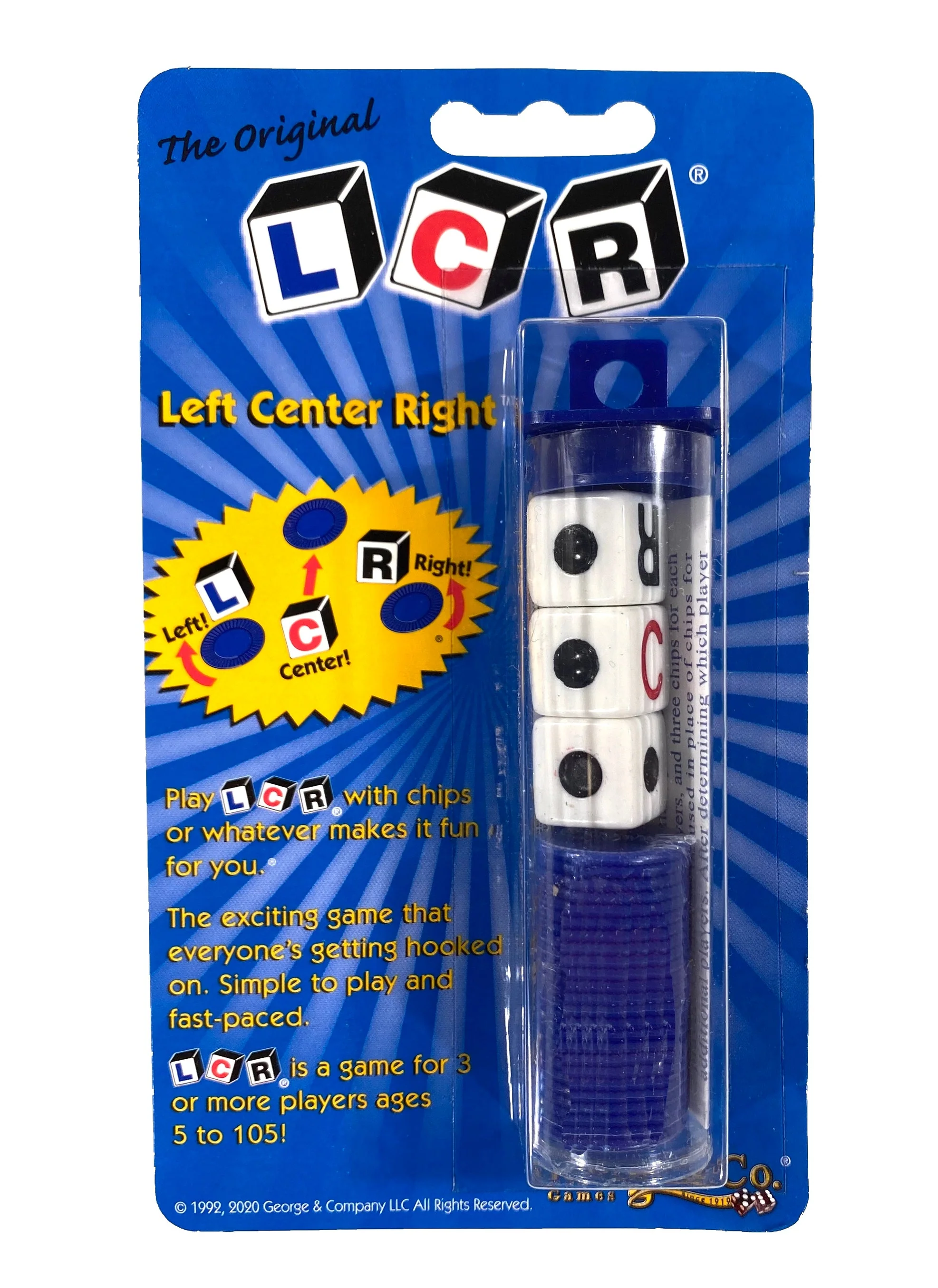 Left Centre Right Blister Dice Game - Image 2