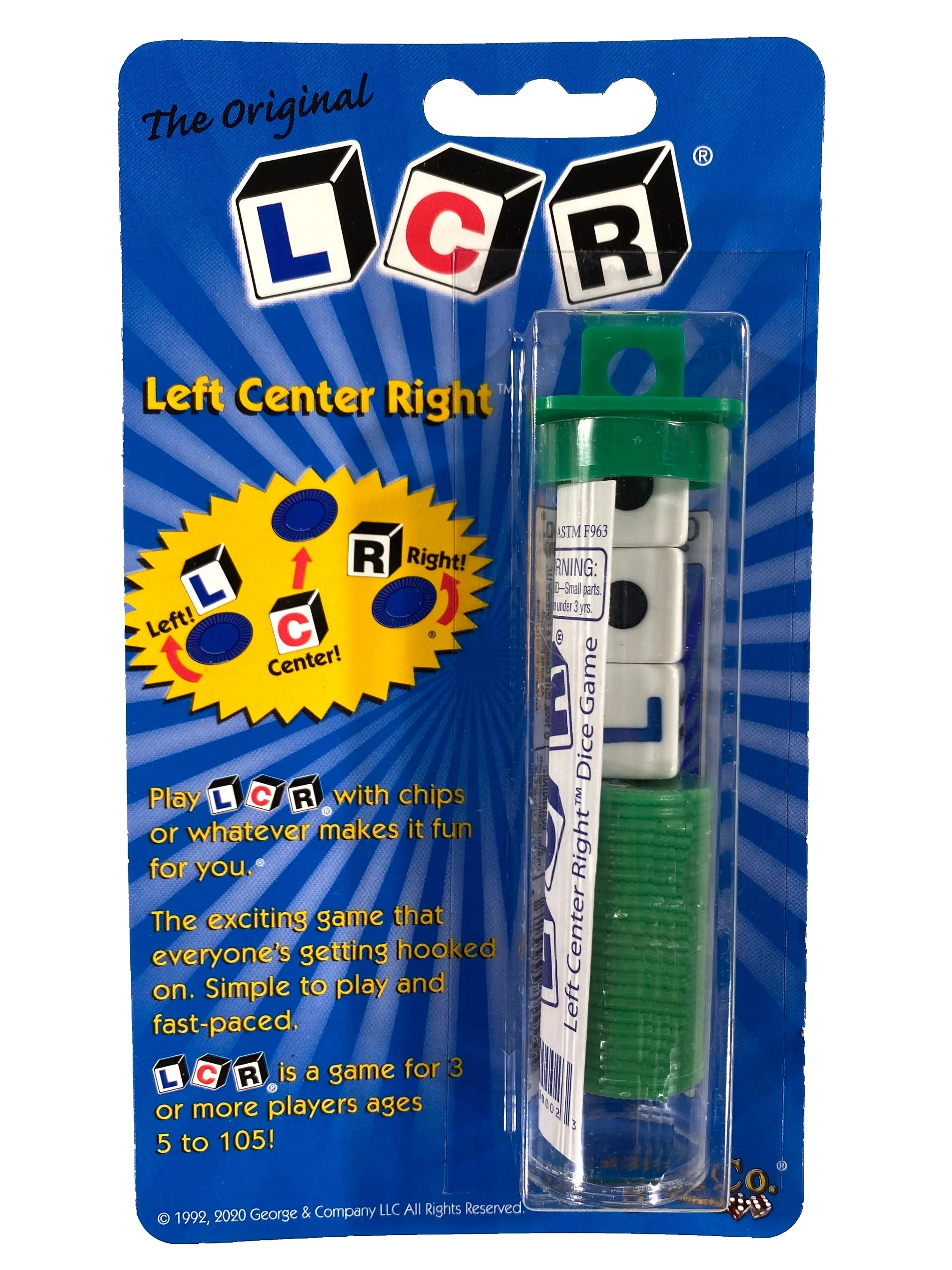Left Centre Right Blister Dice Game - Image 3