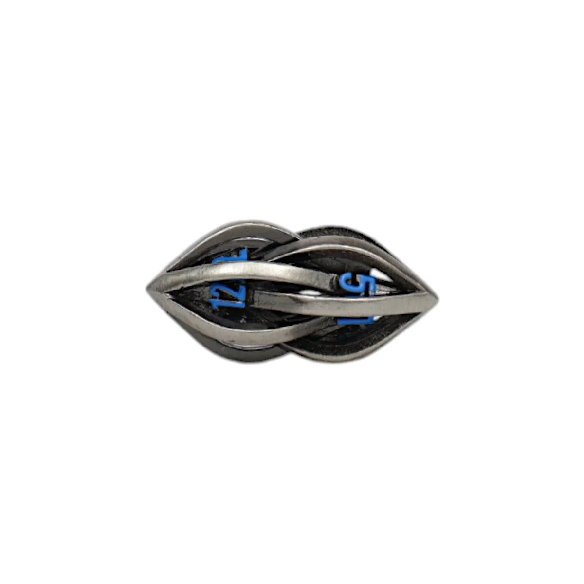 Let's Play Games - Elliptic Hollow Dice Set - Blue - Image 4