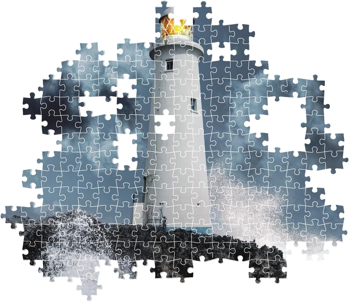 Lighthouse In The Storm 1000 Piece Jigsaw (High Quality) - Image 3