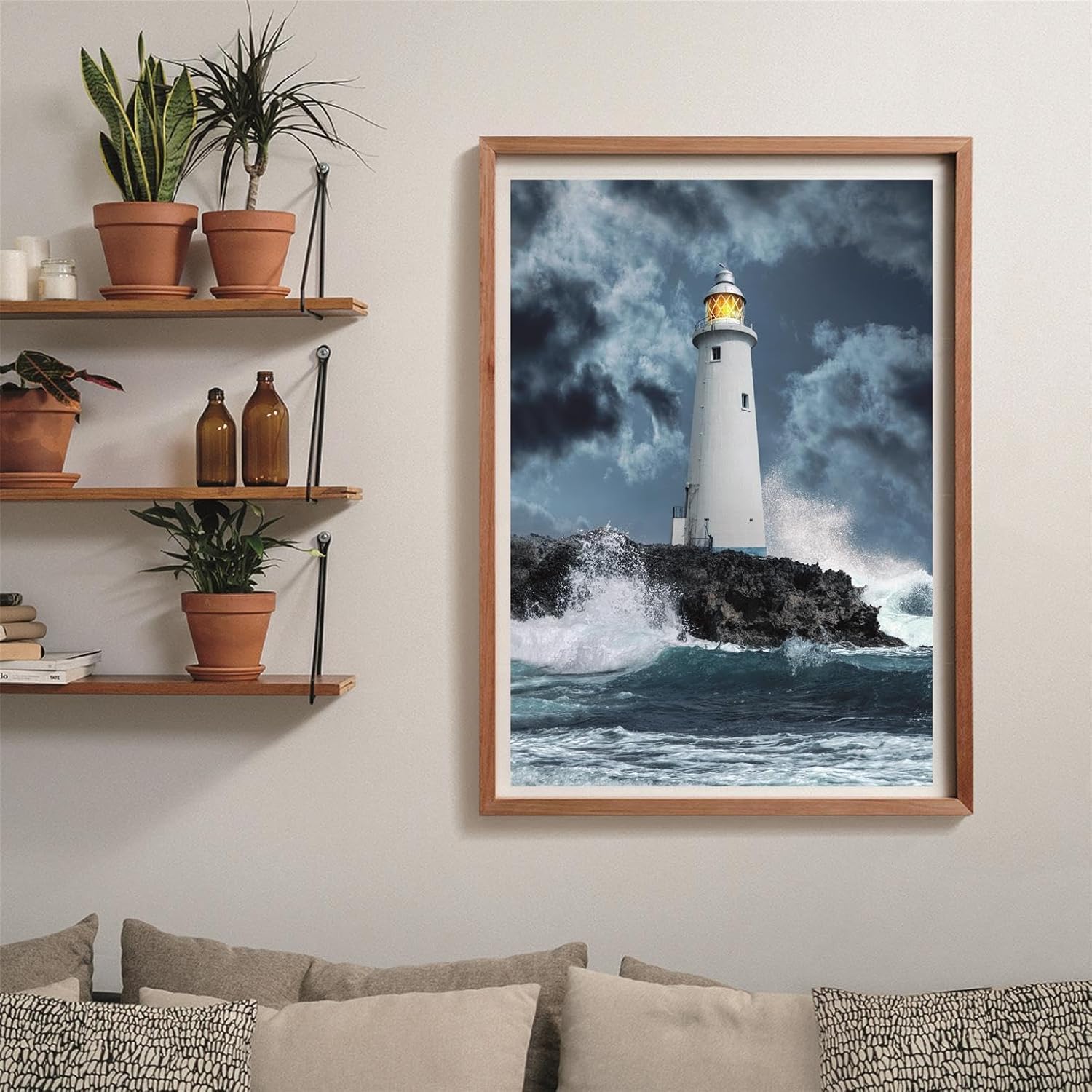 Lighthouse In The Storm 1000 Piece Jigsaw (High Quality) - Image 4