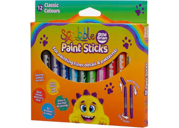 Little Brian - Scribble Paint Sticks 12 Pack