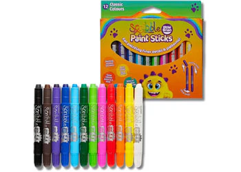 Little Brian - Scribble Paint Sticks 12 Pack - Image 2