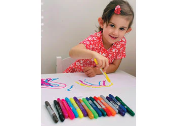 Little Brian - Scribble Paint Sticks 12 Pack - Image 4