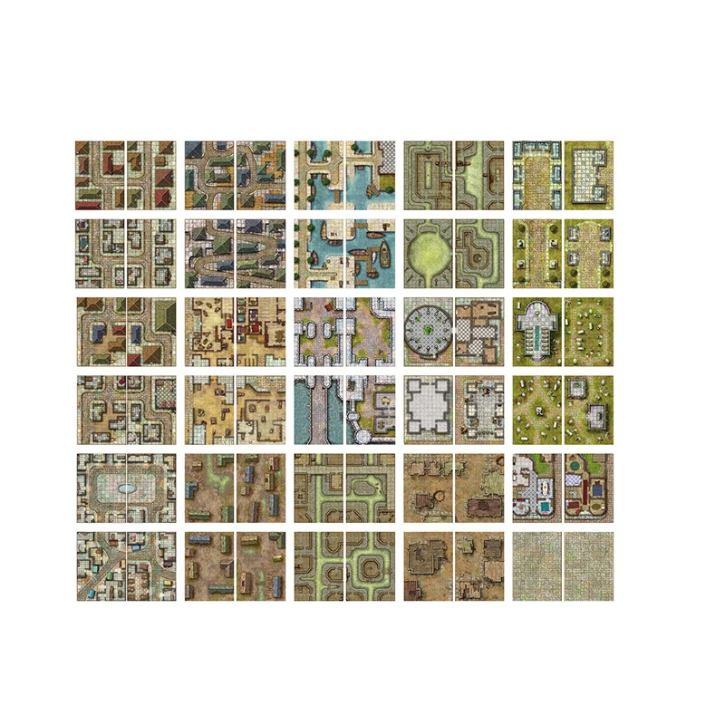 Loke Battle Mats Giant Book Streets Sewers & Cemeteries Map Book - Image 2