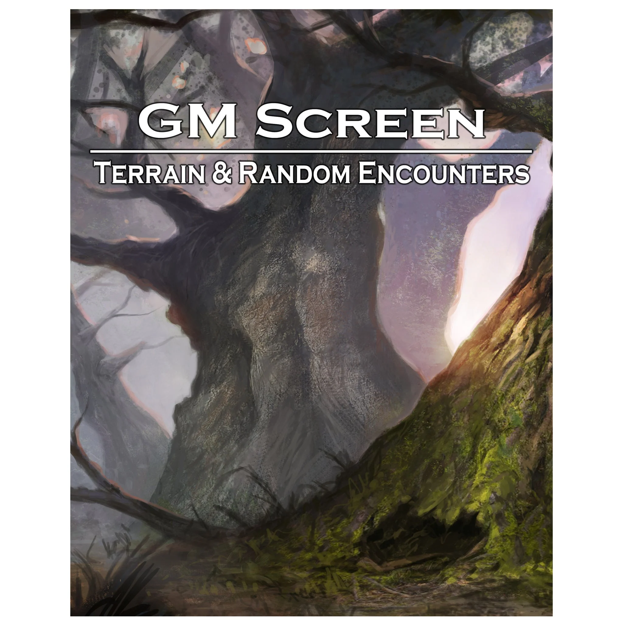 Loke Battle Mats GM Screen: Terrain and Random Encounters RPG Screen