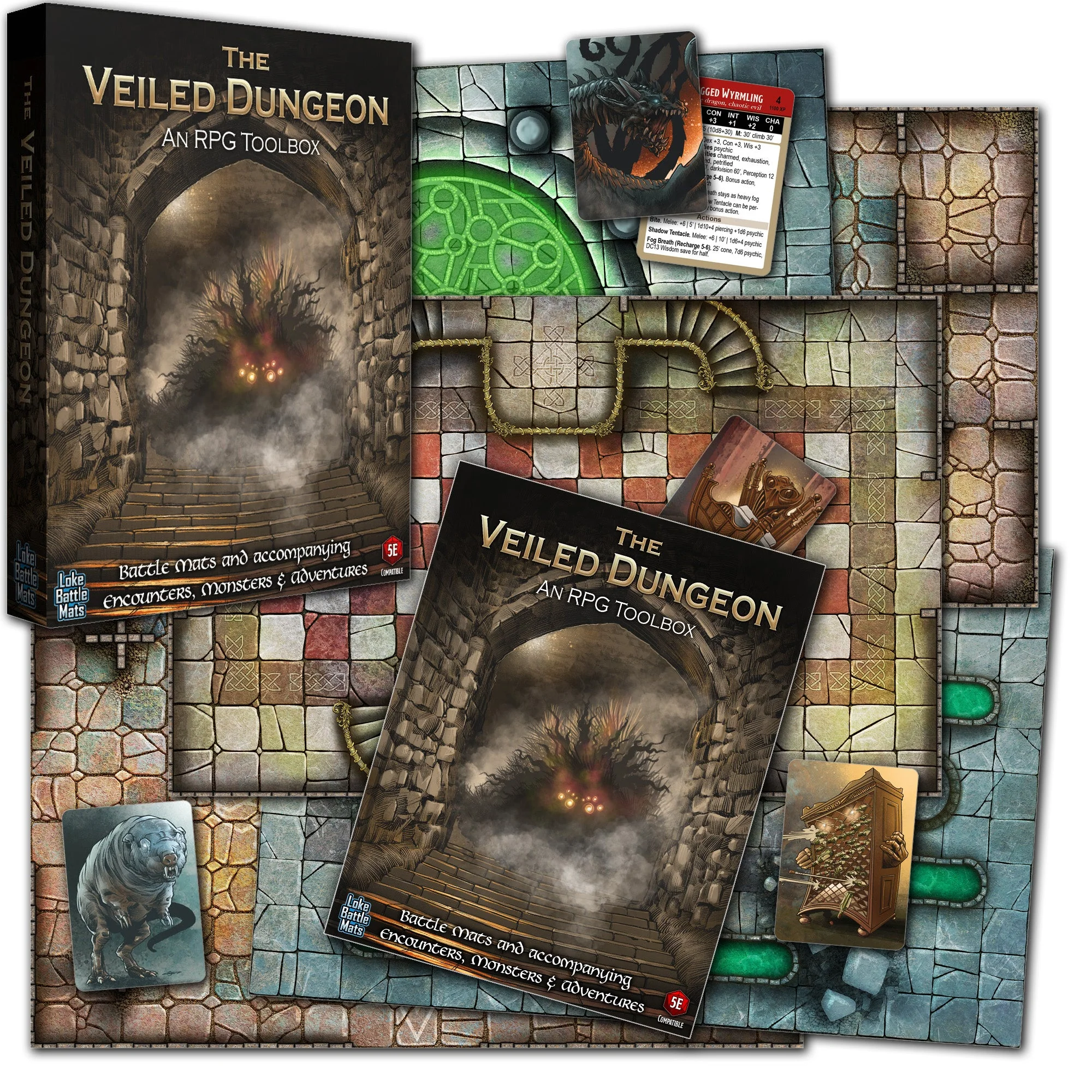 Loke BattleMats The Veiled Dungeon: RPG Toolbox - Image 2