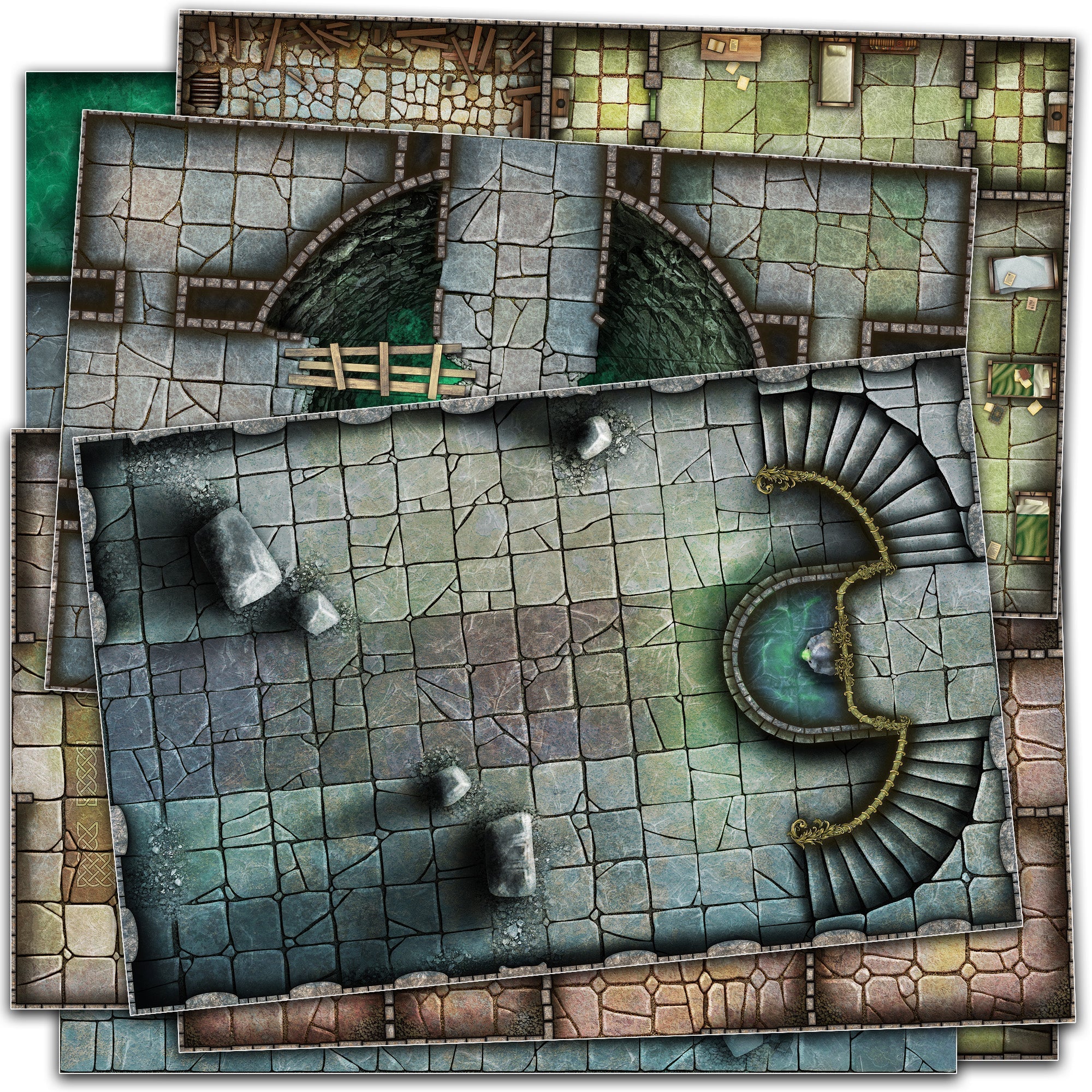 Loke BattleMats The Veiled Dungeon: RPG Toolbox - Image 5