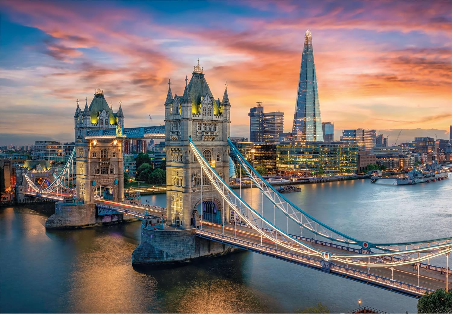 London Twilight 1500 Piece Jigsaw (High Quality) - Image 2