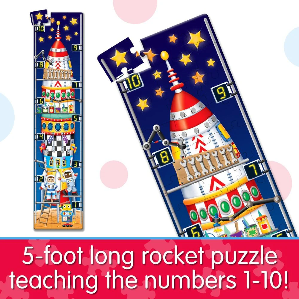 Long & Tall Puzzles - 123 Rocketship - Image 3
