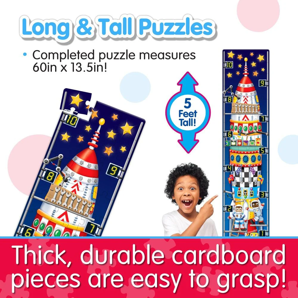 Long & Tall Puzzles - 123 Rocketship - Image 4