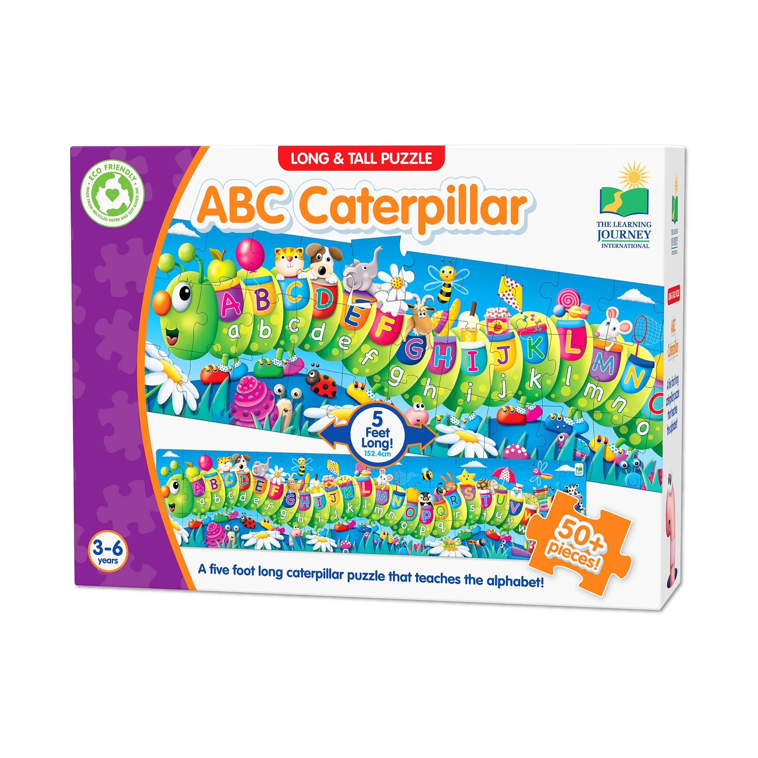 Long & Tall Puzzles - ABC Caterpillar