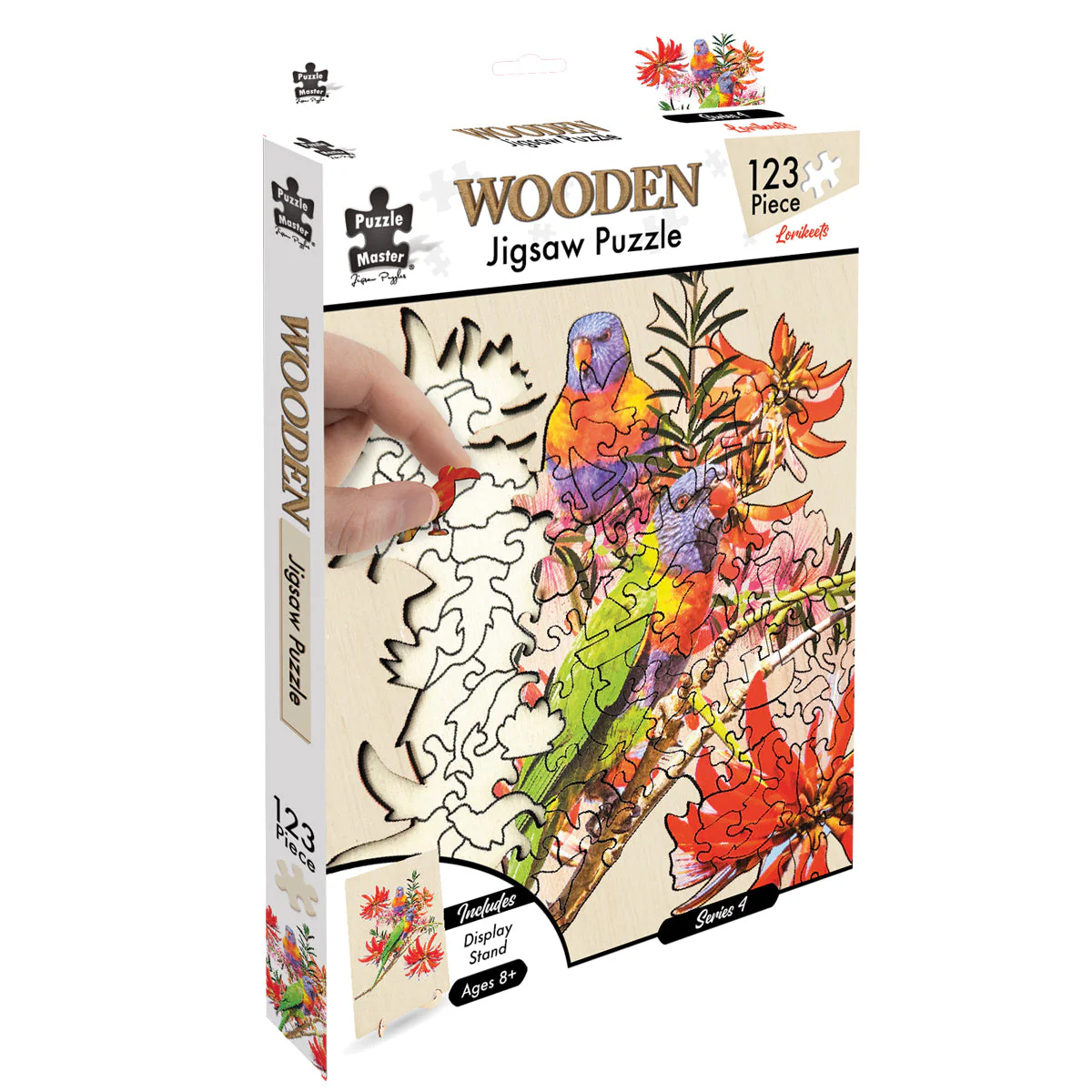 Lorikeets Wooden Jigsaw 123 Pieces
