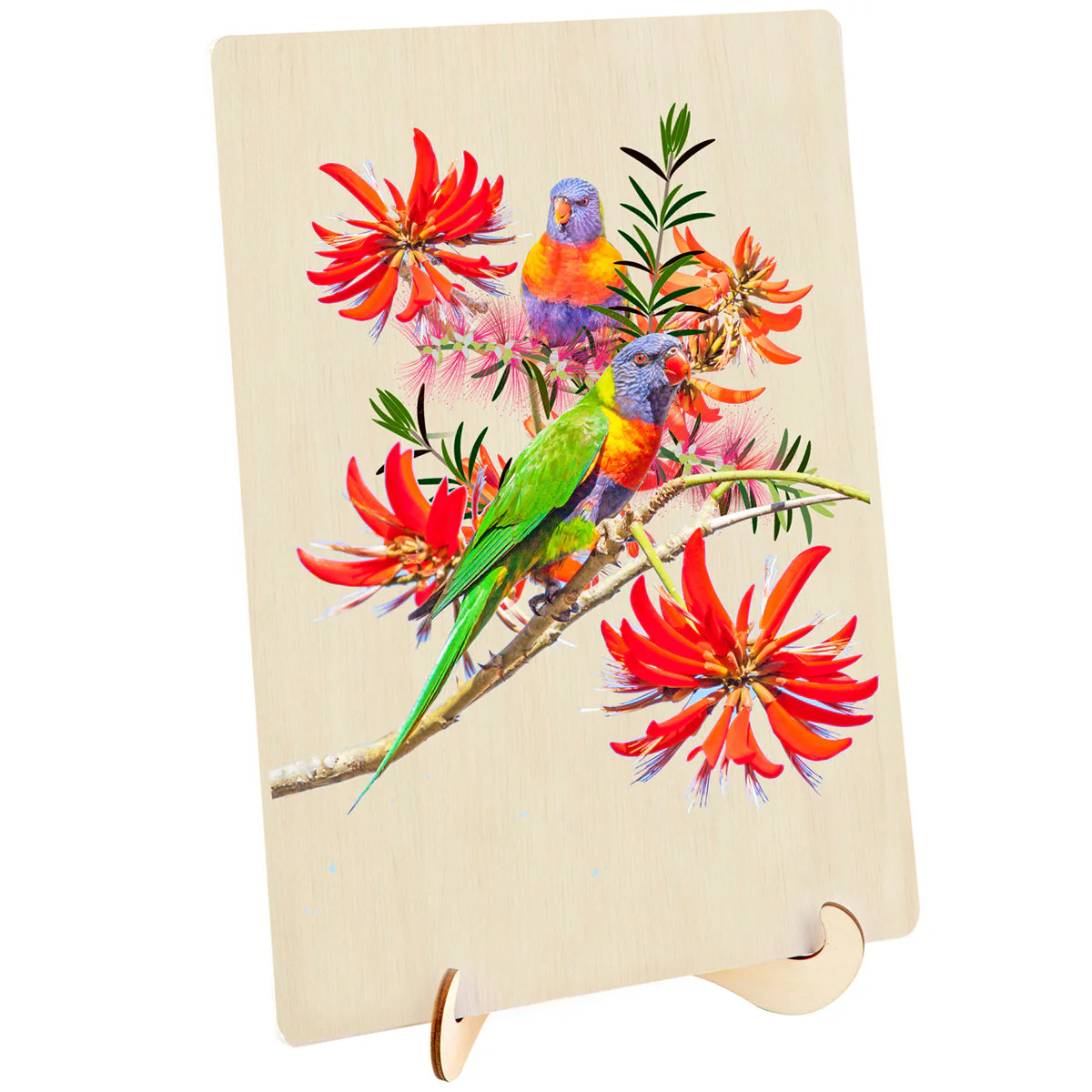 Lorikeets Wooden Jigsaw 123 Pieces - Image 3