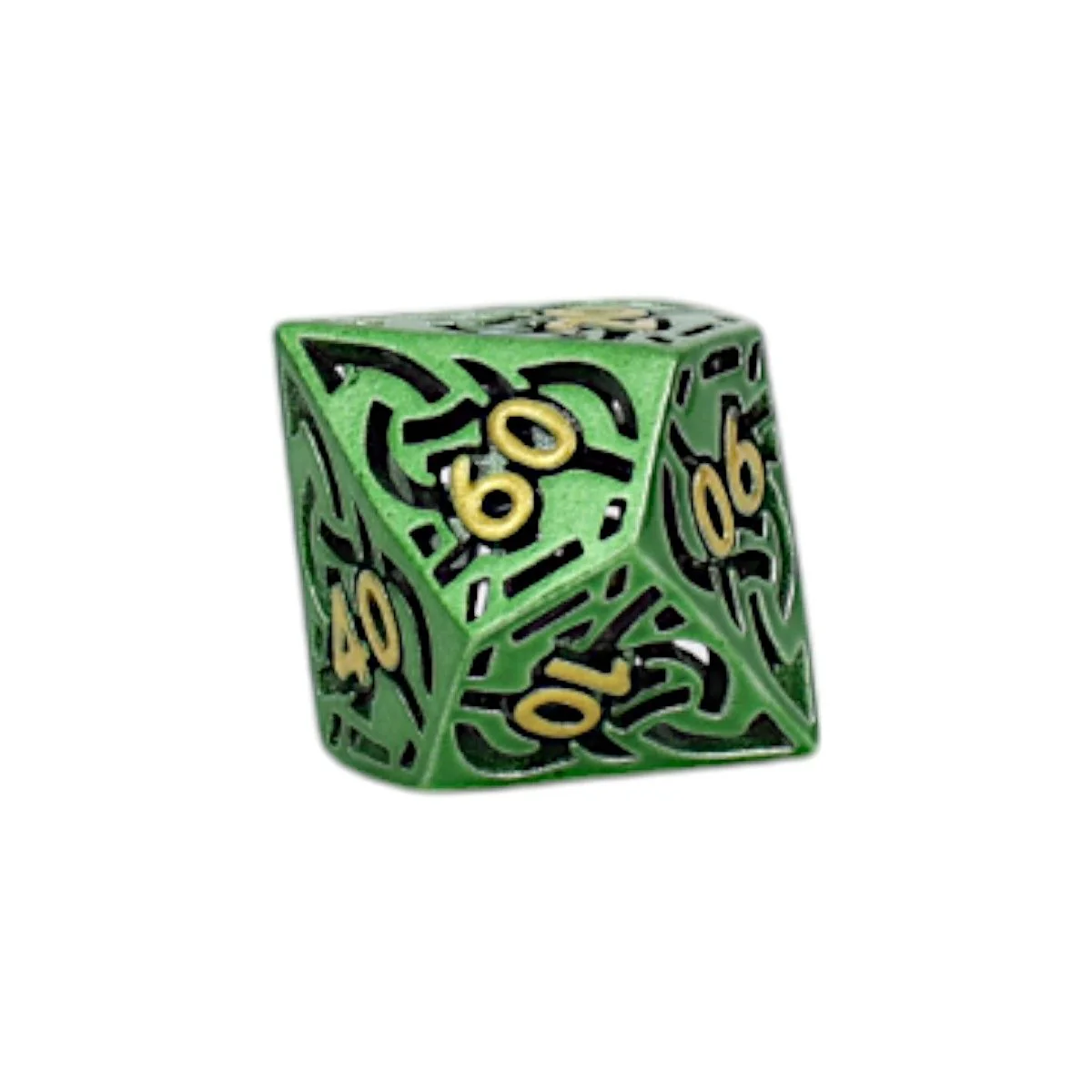 LPG Dice Celtic Hollow Dice Set Old Gold - Image 4