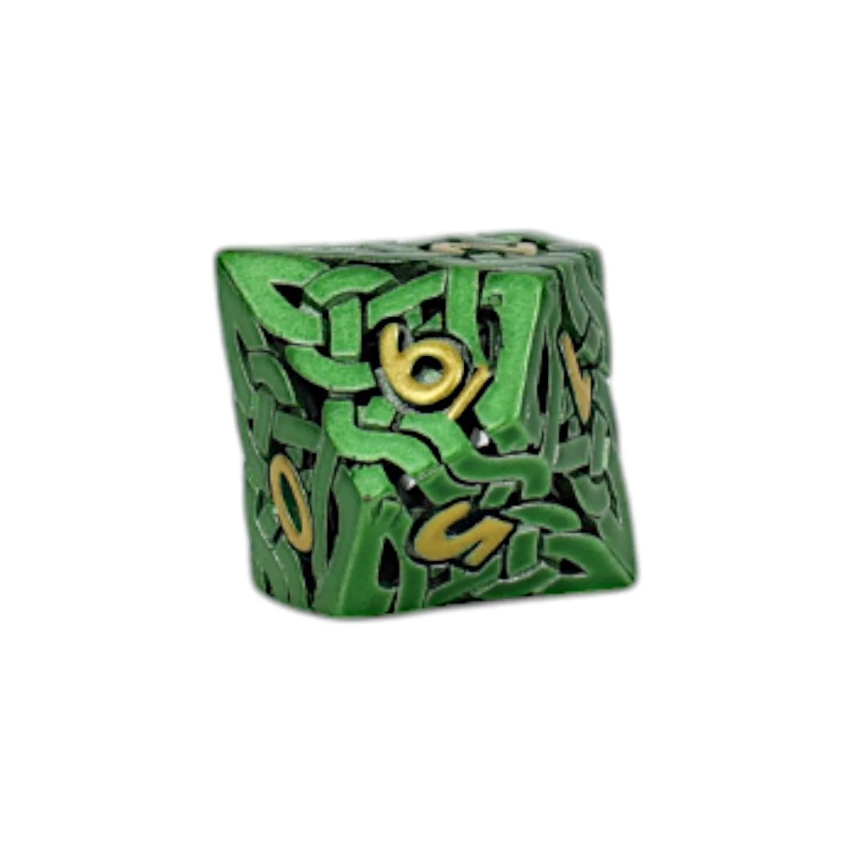 LPG Dice Celtic Hollow Dice Set Old Gold - Image 5