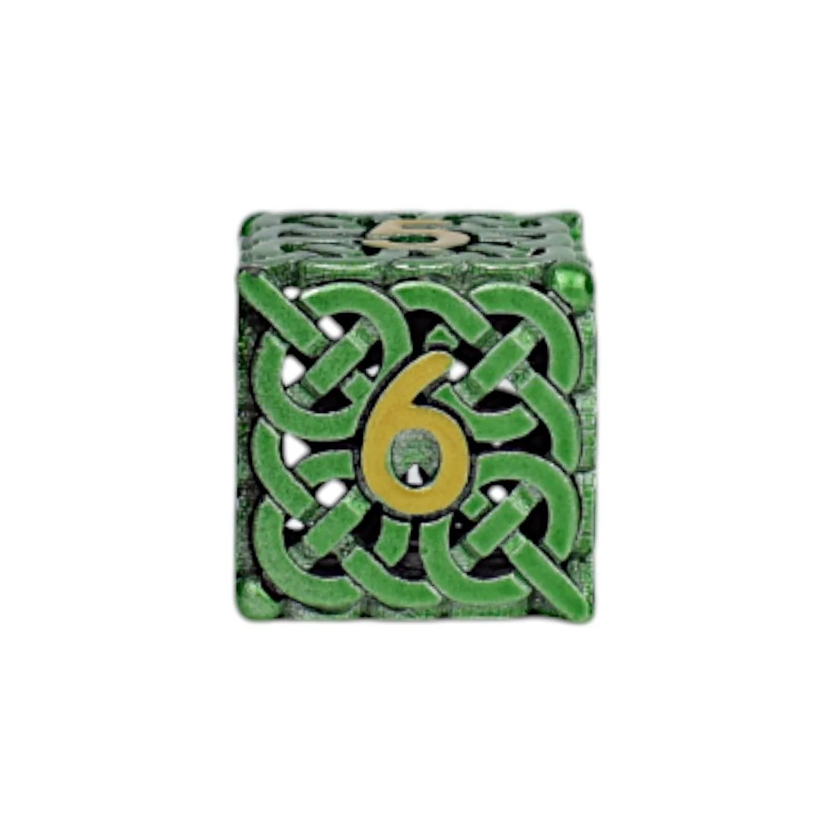 LPG Dice Celtic Hollow Dice Set Old Gold - Image 7