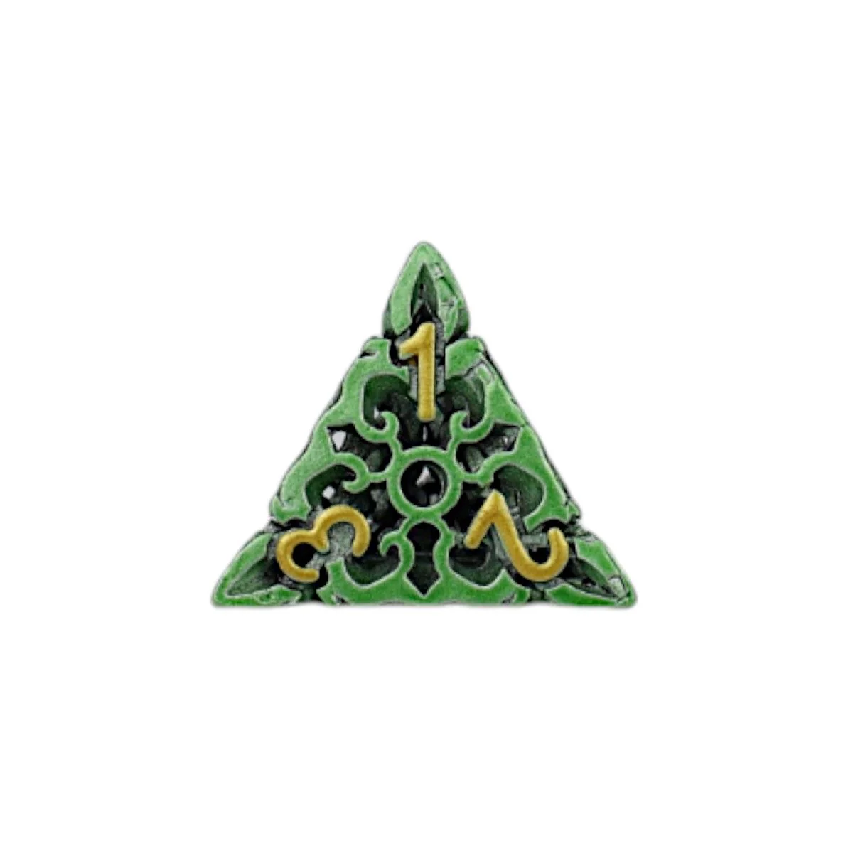 LPG Dice Celtic Hollow Dice Set Old Gold - Image 8