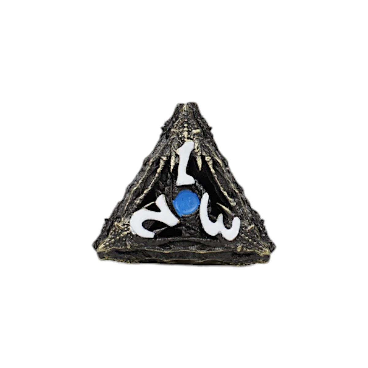 LPG Dice Dragon Eye Dice Set Tarnished Gold/Blue - Image 9