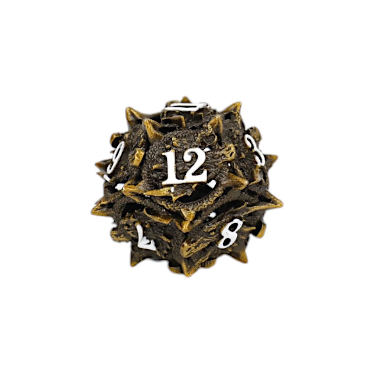 LPG Dice Dragon Rage Dice Set Ancient Bronze - Image 3