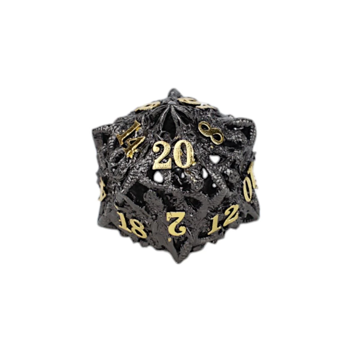 LPG Dice Dragon Rage Dice Set Black/Gold - Image 3