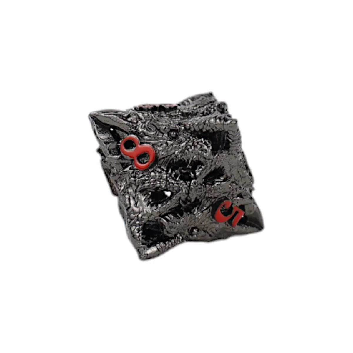 LPG Dice Dragon Rage Dice Set Black/Red - Image 5