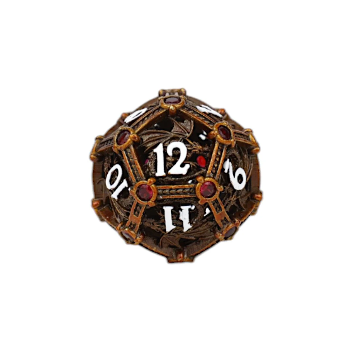 LPG Dice Hoard Guardian Dice Set Gold/Red - Image 3