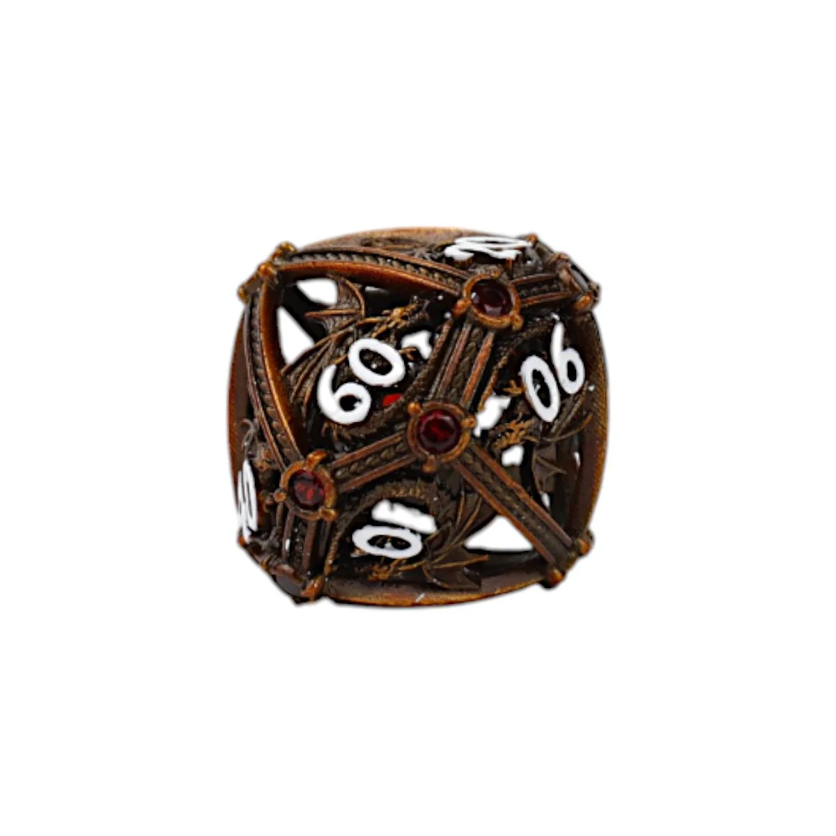 LPG Dice Hoard Guardian Dice Set Gold/Red - Image 4