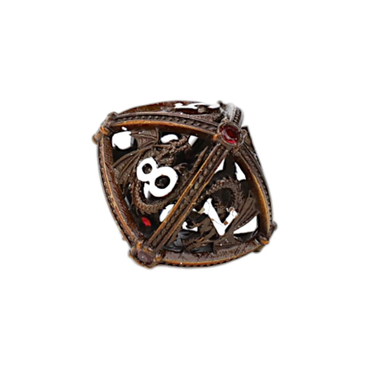 LPG Dice Hoard Guardian Dice Set Gold/Red - Image 6