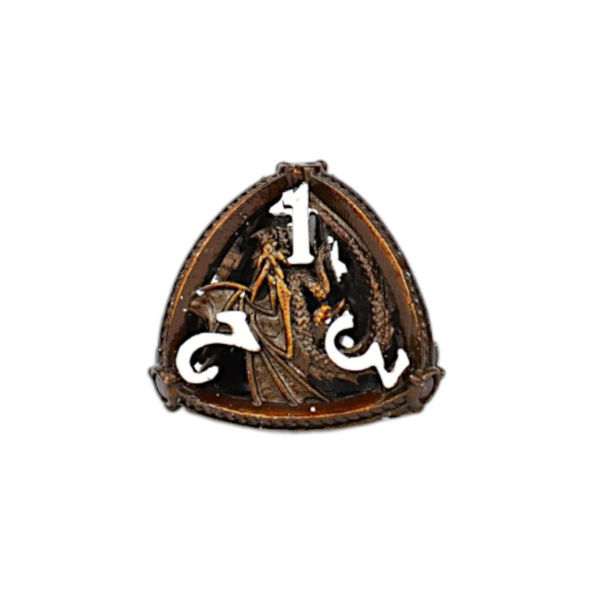 LPG Dice Hoard Guardian Dice Set Gold/Red - Image 8