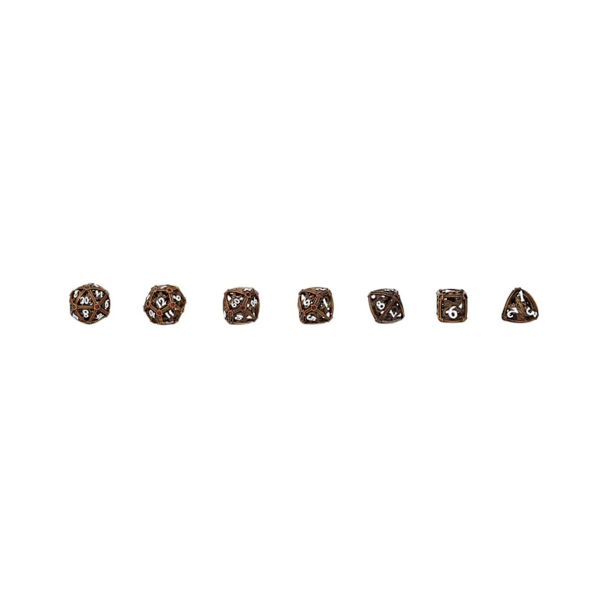LPG Dice Hoard Guardian Dice Set Gold/Red - Image 9