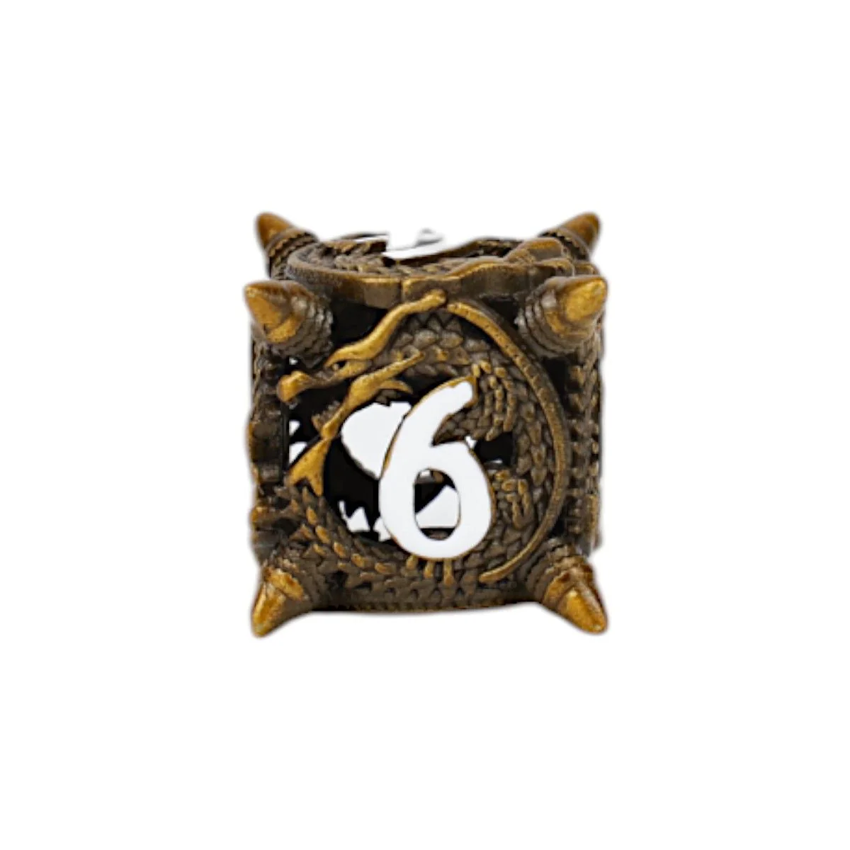 LPG Dice Xeno Hollow Dice Set Ancient Bronze - Image 6