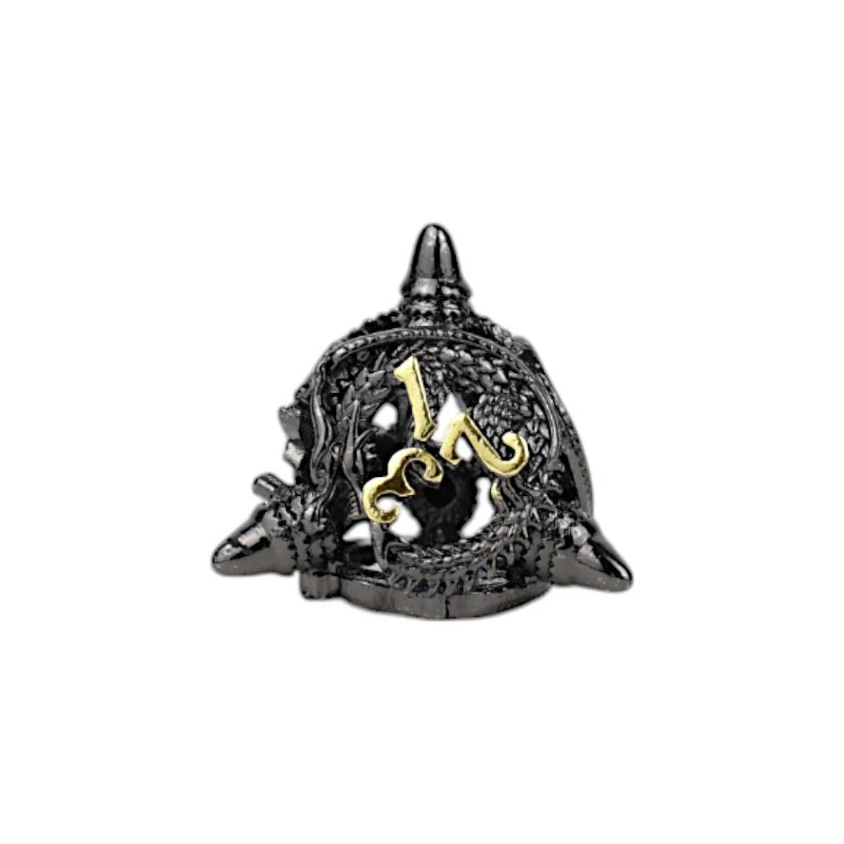 LPG Dice Xeno Hollow Dice Set Black/Gold - Image 8