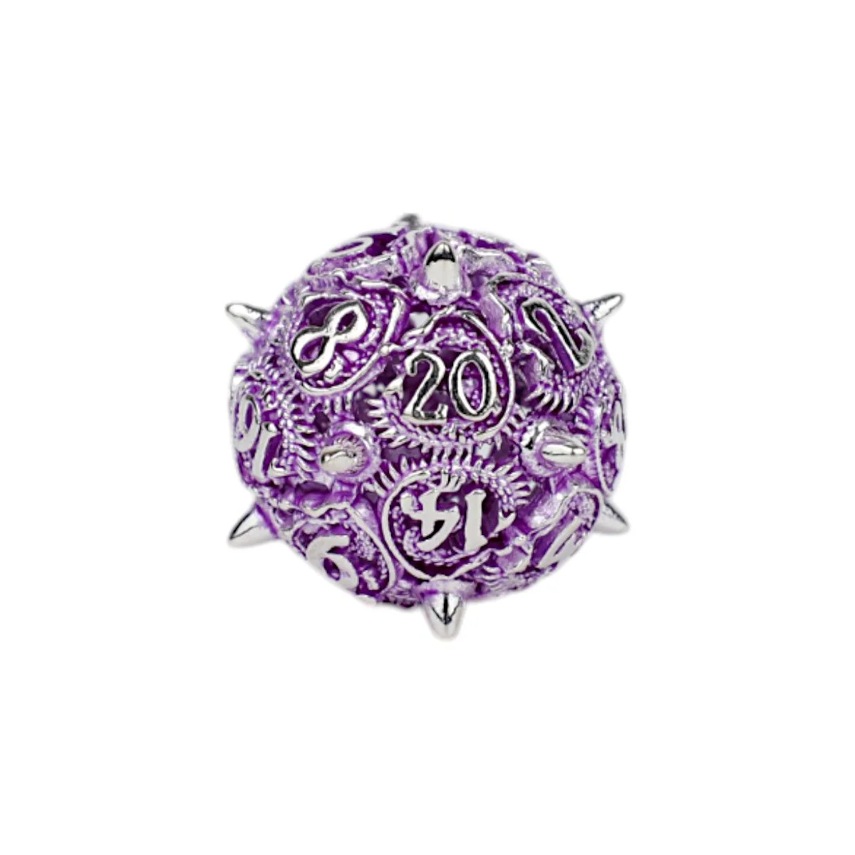 LPG Dice Xeno Hollow Dice Set Purple - Image 2