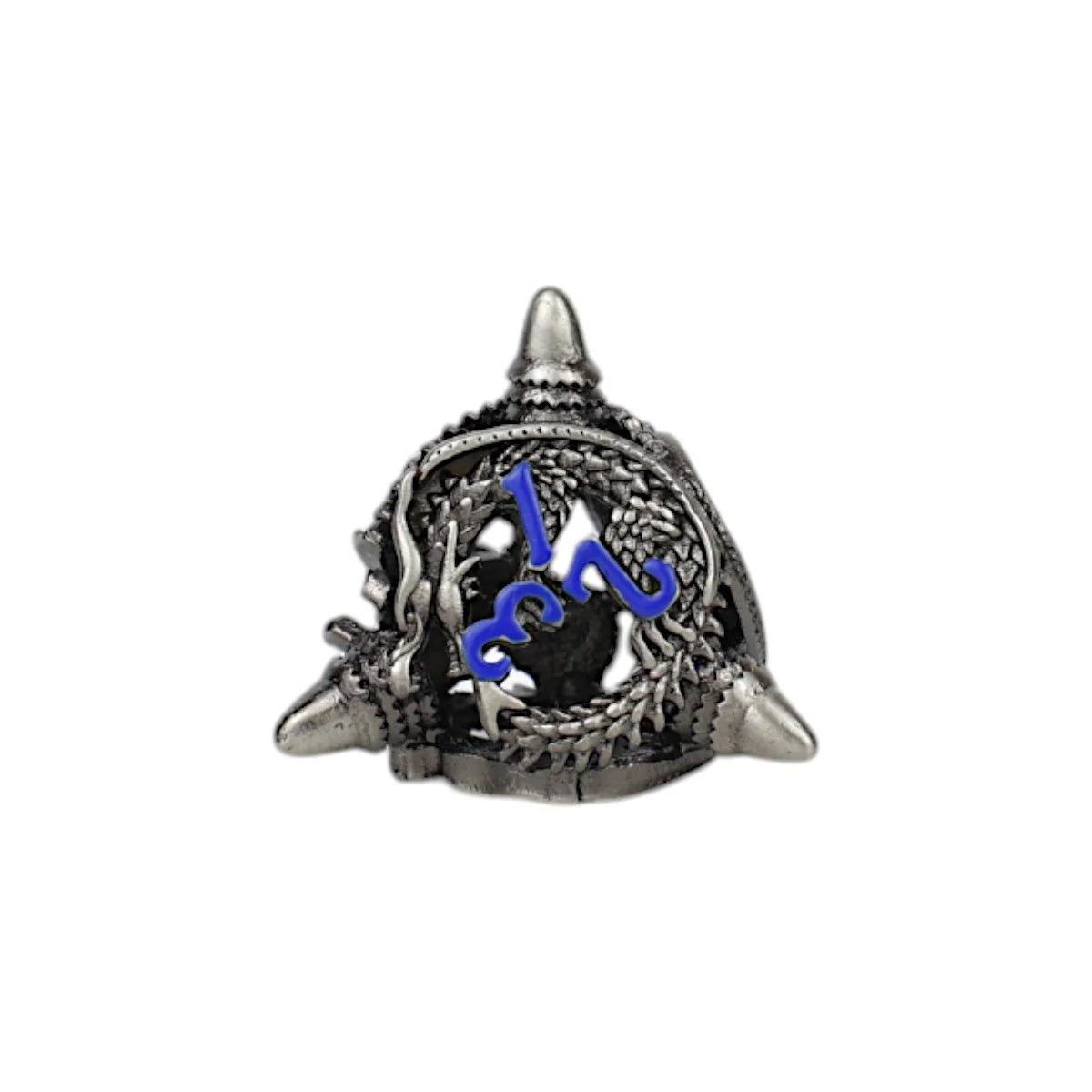 LPG Dice Xeno Hollow Dice Set Steel/Blue - Image 8