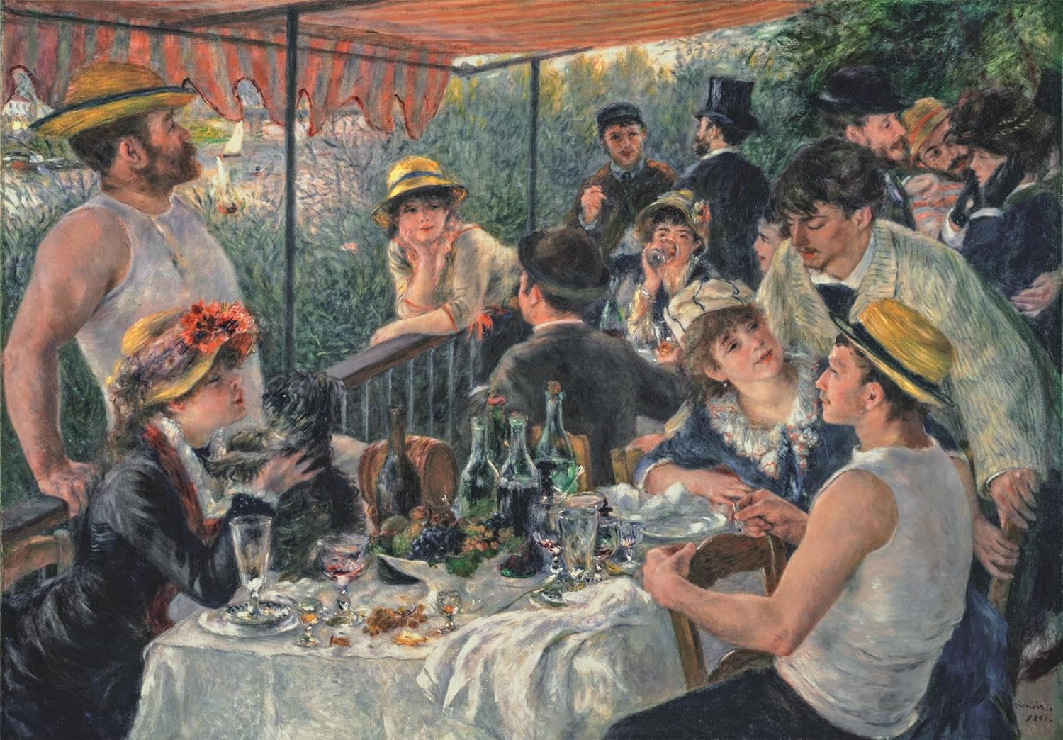 Luncheon Boating Party 1000 Piece Jigsaw (Museum) - Image 2