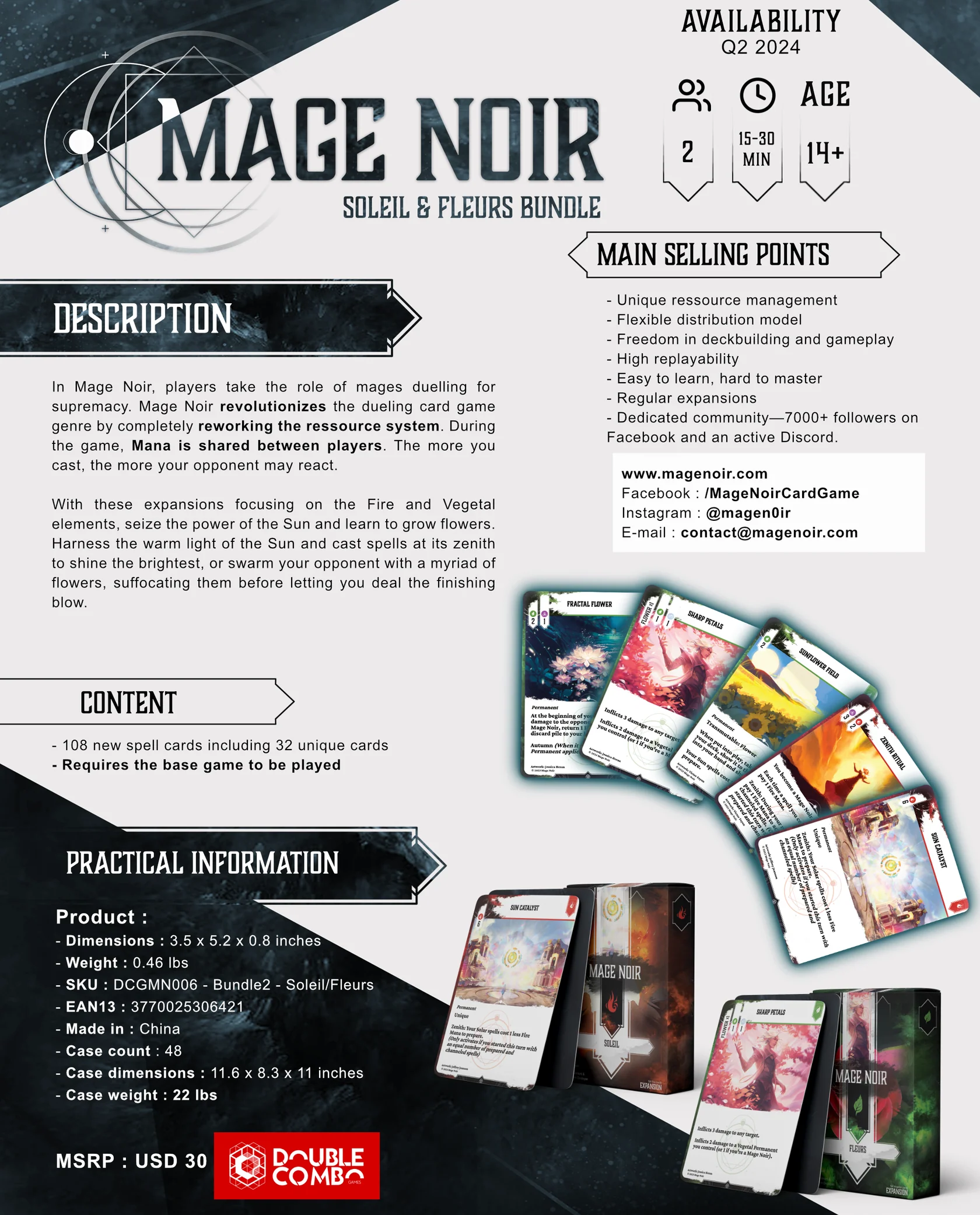 Mage Noir: Soleil and Fleurs Expansion - Image 5