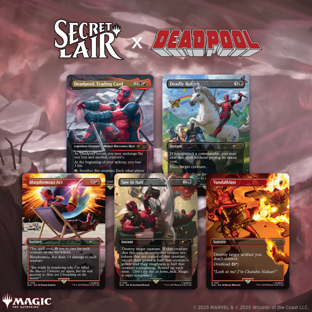 Magic Secret Lair -Marvels Deadpool Regular Edition