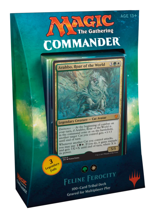Magic The Gathering - Commander 2017 Commander Deck - Feline Ferocity