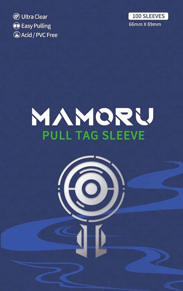 Mamoru Pull Tag Sleeve 66mm x 89mm (100 Sleeves)