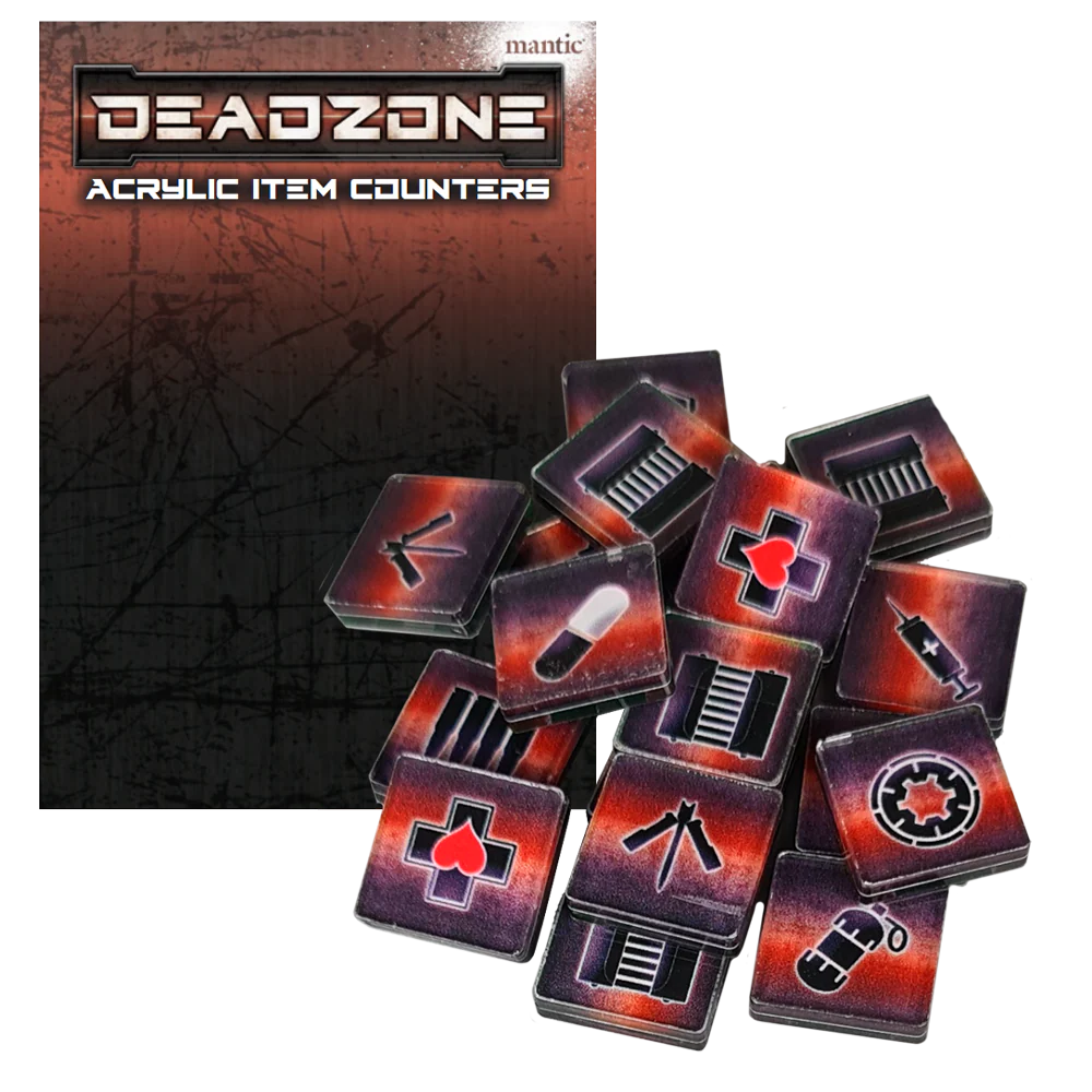 Mantic Games - Deadzone Acrylic Items Markers