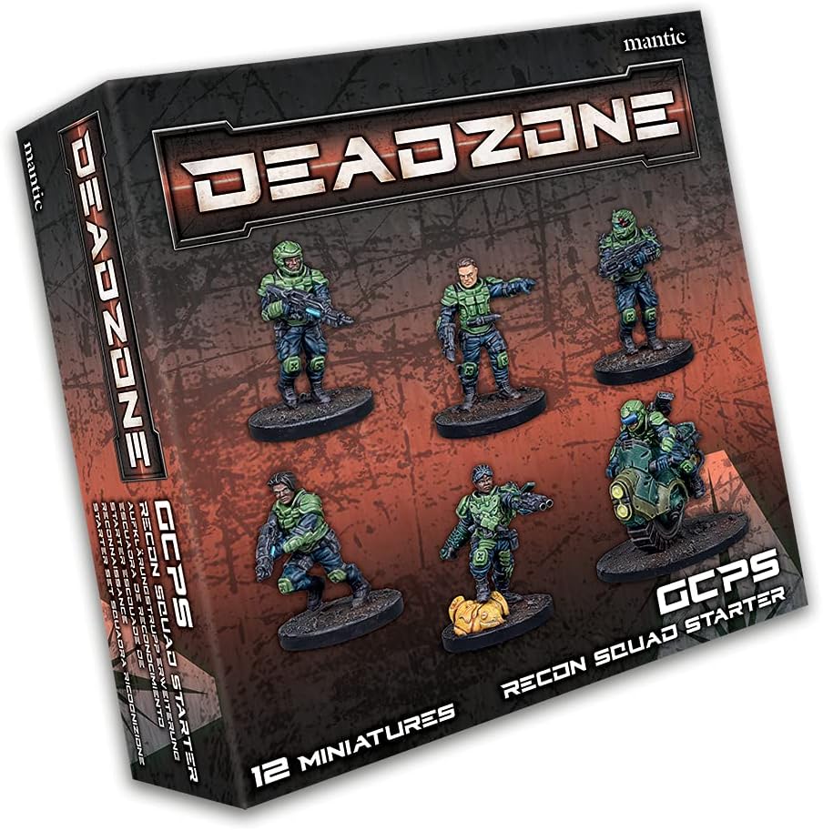 Mantic Games Deadzone GCPS Recon Squad Starter (MGDZG103)