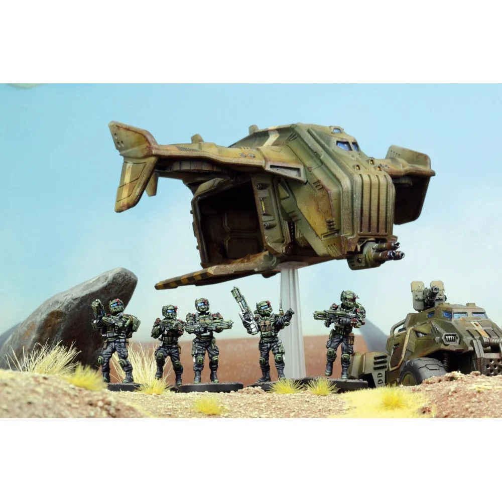 Mantic Games Firefight GCPS TAD-65 Hornet Dropship (MGWPG402) - Image 2
